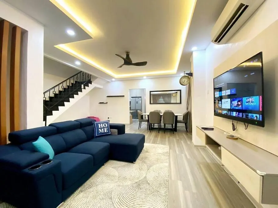Modern Cozy House 4Room10Pax @Near Sunway Carnival Perai 0*,