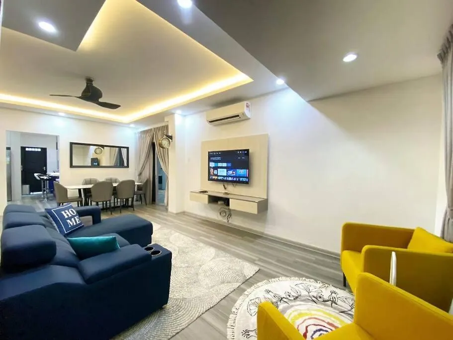 Сasa de vacaciones Modern Cozy House 4Room10Pax @Near Sunway Carnival Perai Malasia