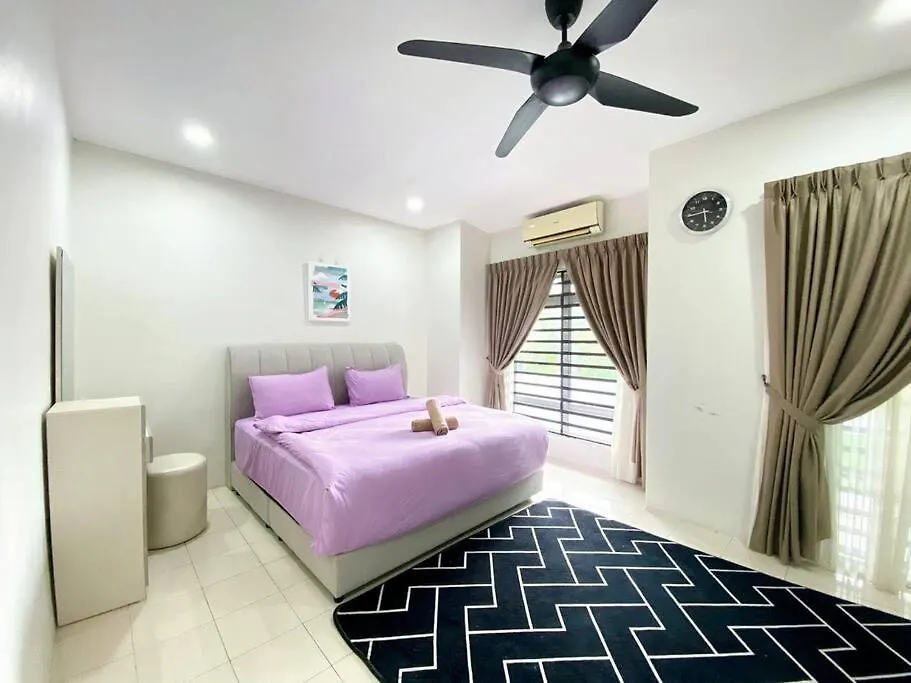 Modern Cozy House 4Room10Pax @Near Sunway Carnival Perai Сasa de vacaciones